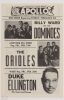1953 Duke Ellington The Orioles The Apollo Theater New York Handbill Mint 91