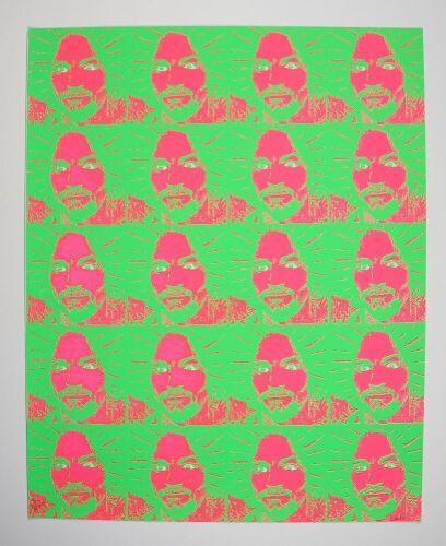 1992 Frank Kozik Charles Manson Everything's Charlie First Version Signed Kozik Poster Mint 91