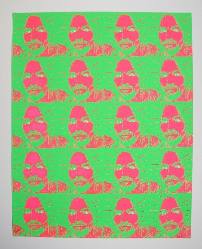 1992 Frank Kozik Charles Manson Everything's Charlie First Version Signed Kozik Poster Mint 91