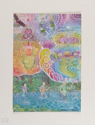 2019 Divine Moments of Trump Blotter Art Stella SG Signed & Numbered Blotter Art Not Graded