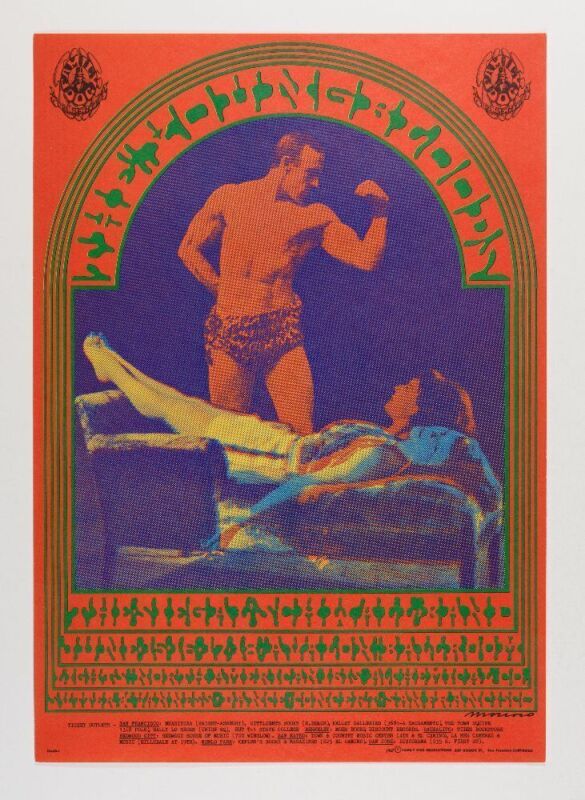 1967 FD-66 The Youngbloods Avalon Ballroom RP2 Poster Near Mint 87