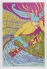 1967 BG-87 Quicksilver Messenger Service Fillmore Auditorium Signed MacLean Poster Excellent 73