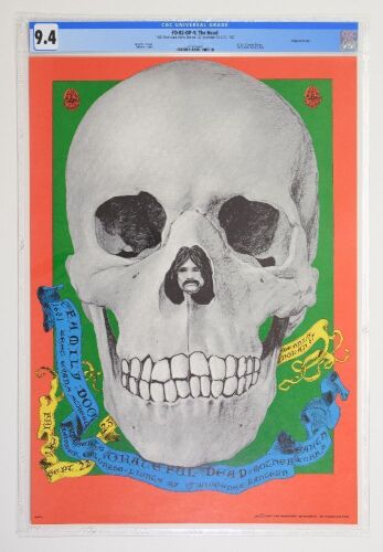 1967 FD-82 Grateful Dead 1601 W Evans Street Denver Poster CGC 9.4