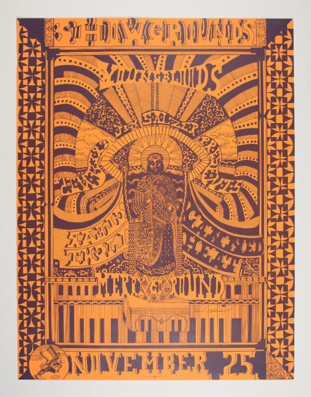 1967 AOR-3.47 The Youngbloods Canned Heat Earl Warren Santa Barbara Poster Mint 91