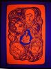 1968 Dan Shupe The Beatles with Maharishi Blacklight Poster Extra Fine 69 - 2