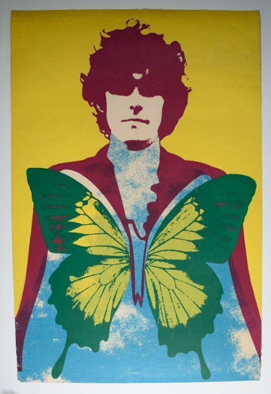 1969 Donovan Butterfly Gemini Rising Poster Extra Fine 65