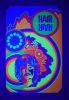 1969 Hair America's Tribal Love Rock Musical Blacklight Poster Near Mint 81 - 2