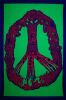 1968 Steve Sachs Love Truth Peace You Me We Together Blacklight Poster Fine 59 - 2