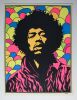 1971 Jimi Hendrix Are You Experienced Gasp INC Blacklight Poster Near Mint 81