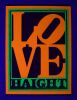 1970 Love Haight Blacklight Poster Excellent 77 - 2