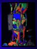 1970 East Meets West Houston Blacklight Poster Excellent 77 - 2