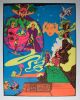 1971 Magician's Mountain Sausalito CreArts Blacklight Poster Near Mint 81