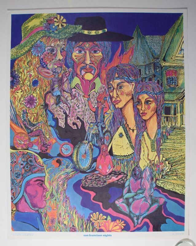 1967 San Francisco Nights San Francisco Poster Publishing Company Poster Near Mint 87