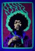 1969 Jimi Hendrix Joe Roberts Jr The Experienced Cocorico Graphics Blacklight Poster Fine 57 - 2