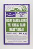1991 Jerry Garcia Band Marty Balin Electric On The Eel French's Camp Poster Mint 91