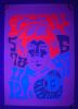 1969 Jimi Hendrix Are You Experienced 13 Blacklight Poster Excellent 75 - 2