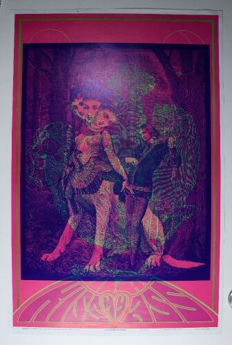 1970 Wilfred Satty Pleasure Lovers Celestial Arts Poster Excellent 75