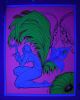 1970 Ron Costa Inside A Flower Grows Love Greeting Cards INC Blacklight Poster Excellent 73 - 2