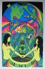 1970 Tom Gatz Earth Love It Or Leave It Pro Arts Blacklight Poster Near Mint 85