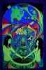 1970 Tom Gatz Earth Love It Or Leave It Pro Arts Blacklight Poster Near Mint 85 - 2