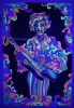 1969 Jimi Hendrix Fierro Wespac Visual Communications Blacklight Poster Near Mint 83 - 2