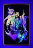 1996 Jimi Hendrix Flame Experience Authentic Hendrix Flocked Blacklight Poster Fine 59 - 2