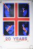 1984 Roger Lackey The Beatles 20 Years Signed Lackey LE Poster Fine 57