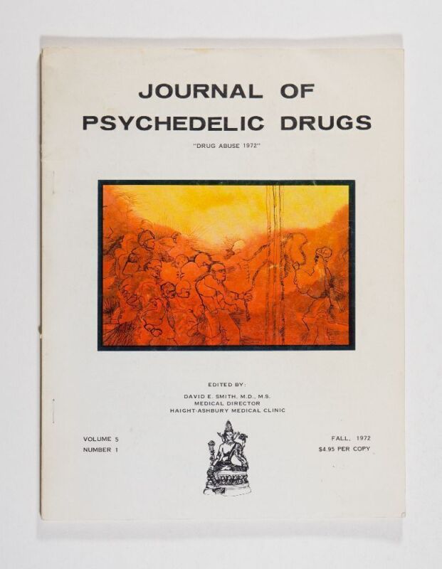 1972 Haight Ashbury Free Clinic Journal of Psychedelic Drugs Volume 5 Number 1 Publication Magazine