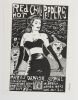 1989 Frank Kozik Red Hot Chili Peppers Houston & Austin Signed Kozik Flyer Mint 91