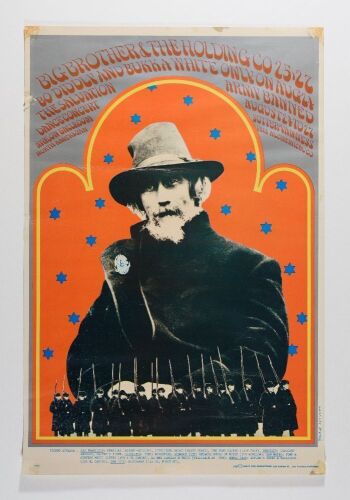 1967 FD-77 Big Brother Janis Joplin Avalon Ballroom Poster Fine 59