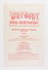 1986 Jerry Garcia Wavy Gravy 50th Birthday Benefit Berkeley Program Poster Printed on Bag Excellent 73