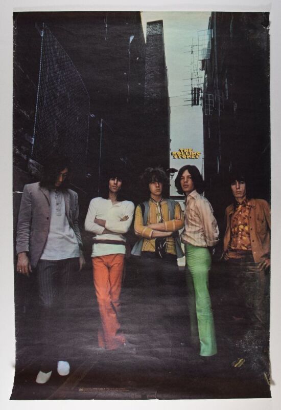 1969 The Rolling Stones Headshop Personality Poster Extra Fine 63