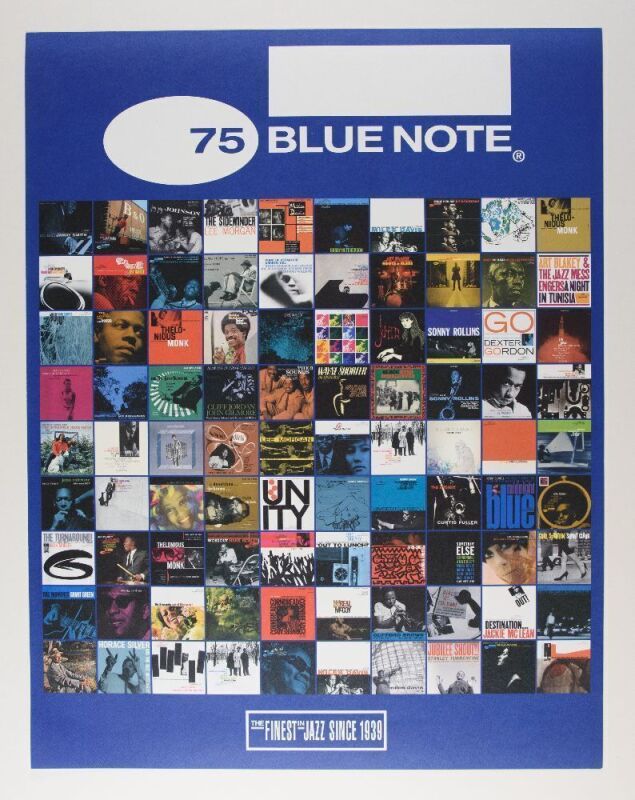 2014 The Blue Note 75 Years of the Blue Note Label Promotional Poster Near Mint 89
