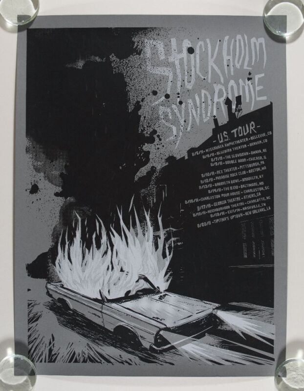 2011 Stockholm Syndrome United States Tour Poster Excellent 73
