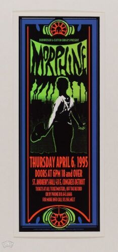 1995 Kevin Sykes Morphine St. Andrew's Hall Detroit Handbill Mint 93