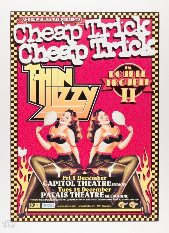 2006 Cheap Trick Thin Lizzy Sydney & Melbourne Poster Extra Fine 69