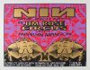 1994 Nine Inch Nails Marilyn Manson El Paso & Dallas Texas Poster Near Mint 89