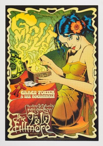 2007 NF-906 Chuck Sperry Gov't Mule Grace Potter & The Nocturnals The Fillmore Poster Mint 95