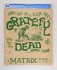 1966 AOR-2.108 Grateful Dead The Matrix Poster CGC 4.0