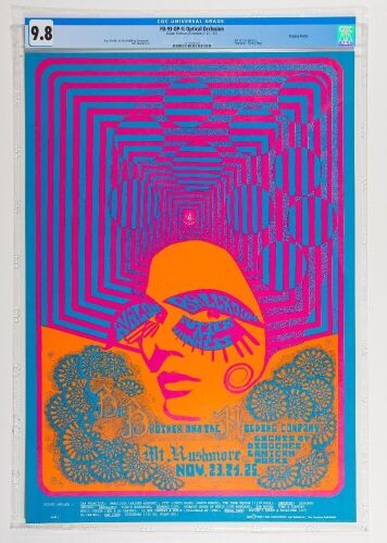 1967 FD-93 Big Brother Janis Joplin Avalon Ballroom Poster CGC 9.8