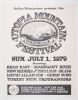 1979 NRPS Mahogany Rush Guess Who Utopia Mountain Festival Pawhuska Poster Mint 91