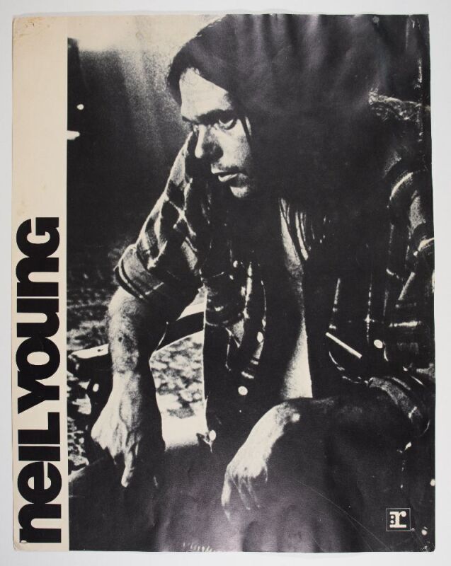 1972 Neil Young Warner Brothers Reprise Records Promotional Poster Excellent 71