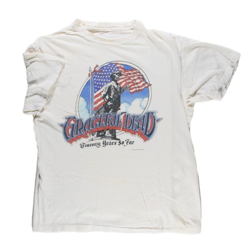 1985 Grateful Dead 20 Years So Far Original T-Shirt Size L Rick Griffin