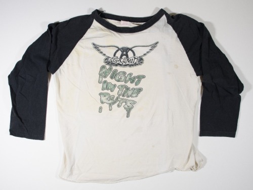 1979 Aerosmith Night in the Ruts Baseball T-Shirt