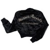 Vintage Warner Records Air Maintenance Black Satin Jacket - 2