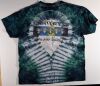 1989 Official Grateful Dead Rainforest Mikio Kennedy Tie Dye T-Shirt Size XL - 2