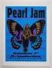 1996 Pearl Jam Fort Lauderdale Stadium LE Signed Getz Poster Near Mint 85