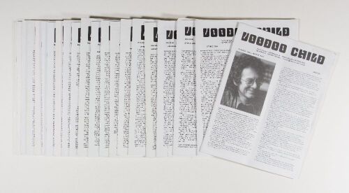 1995 Jimi Hendrix Voodoo Child Indianapolis Collection of 21 Fanzine Issues