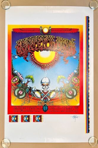 1969 AOR-2.24 Grateful Dead Aoxomoxoa Avalon Ballroom RP4 Proof Poster Extra Fine 69