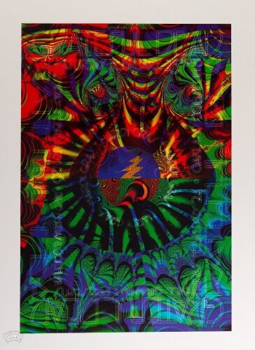 1995 BGP-108 Grateful Dead Oakland Coliseum Poster Mint 93